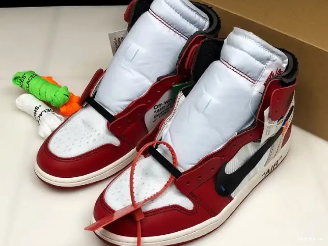 Rep TB Air The Jordan Retro 1 Chicago AA3834-101 Off-White Ten 0610